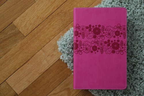 NIrV, Holy Bible, Large Print, Imitation Leather, Pink