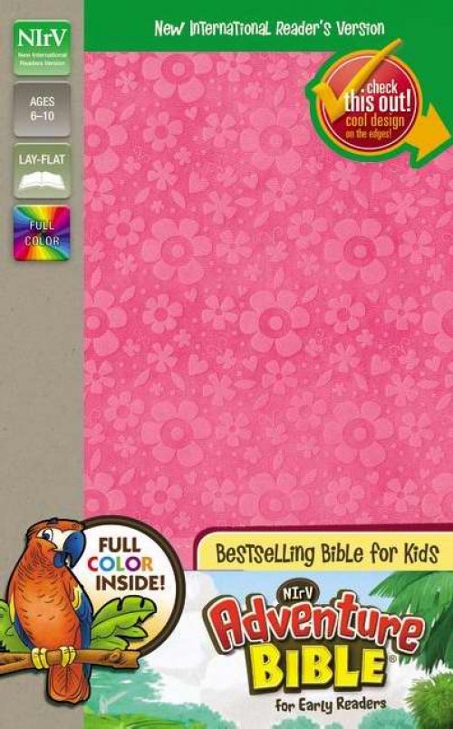 NIrV, Adventure Bible for Early Readers, Imitation Leather, Pink, Full Color