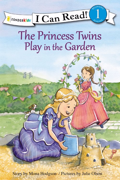 The Princess Twins Play in the Garden