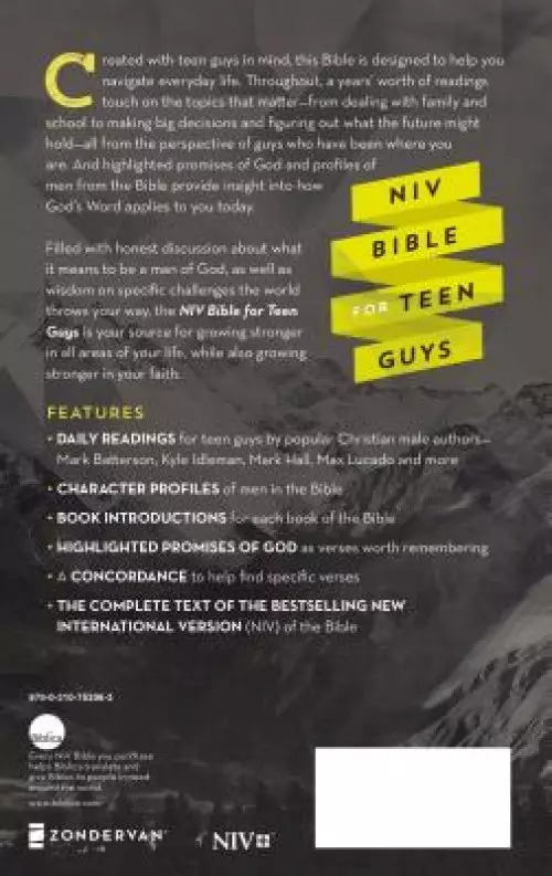 NIV Bible for Teen Guys