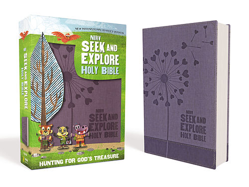 NIrV Seek And Explore Holy Bible, Periwinkle