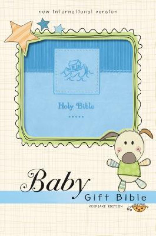 NIV Baby Gift Bible, Holy Bible, Leathersoft, Pink, Red Letter Edition, Comfort Print: Keepsake Edition