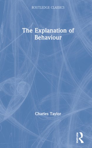 The Explanation of Behaviour