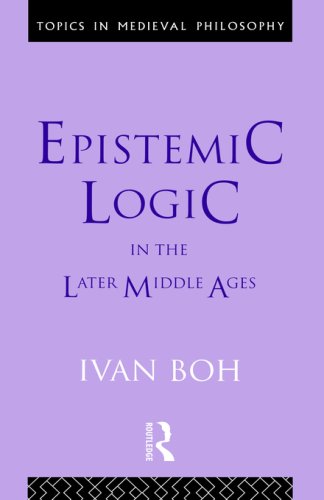 Epistemic Logic in the Later Middle Ages