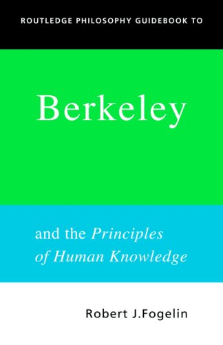 Routledge Philosophy GuideBook to Berkeley and the Principles of Human Knowledge