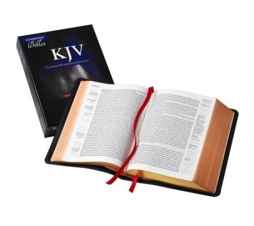 KJV Clarion Reference Bible Goatskin Leather Black