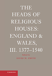 The Heads of Religious Houses