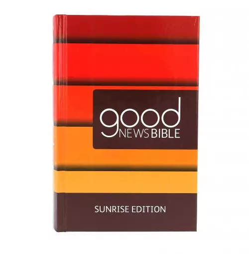 Good News Bible Sunrise Edition, Orange, Hardback,  Book Introductions, Bible References, New Maps