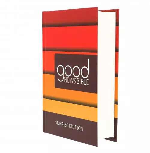 Good News Bible Sunrise Edition, Orange, Hardback,  Book Introductions, Bible References, New Maps