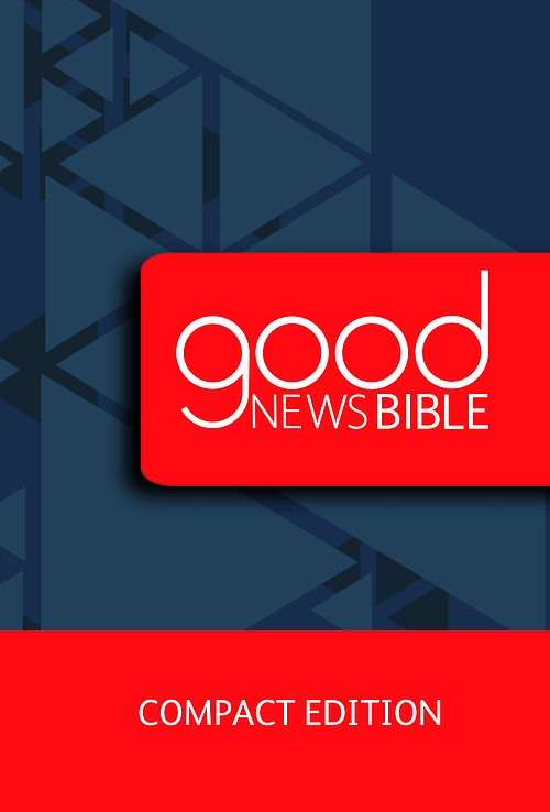 Good News Bible Compact Edition, Blue, Hardback, Book introductions, Illustrations, Bible References, Maps, Index, Word Definitions