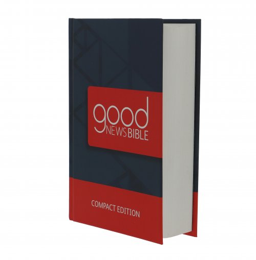 Good News Bible Compact Edition, Blue, Hardback, Book introductions, Illustrations, Bible References, Maps, Index, Word Definitions