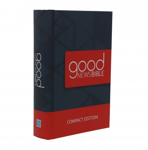 Good News Bible Compact Edition, Blue, Hardback, Book introductions, Illustrations, Bible References, Maps, Index, Word Definitions