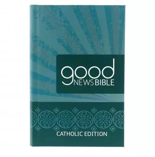 Good News Bible – Catholic Edition, Blue, Hardback, Compact, Anglicised, Church Pew Bible, Illustrated, Maps, Book Introductions