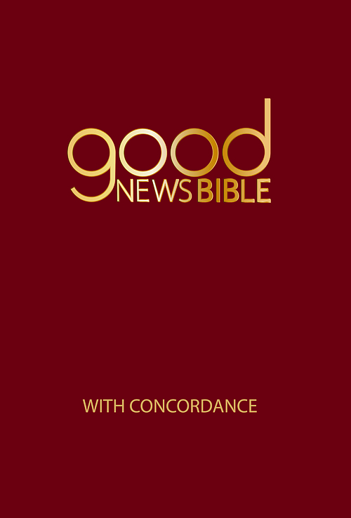 Good News Pew Bible, Burgundy, Hardback, Concordance, Introductions, References, Maps, Word List