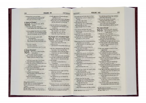 Good News Pew Bible, Burgundy, Hardback, Concordance, Introductions, References, Maps, Word List