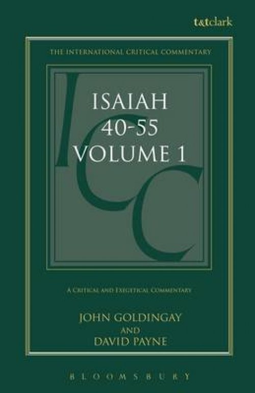 Isaiah 40-55 Vol 1: International Critical Commentary