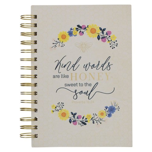 Journal Wirebound Navy Kind Words Prov. 16:24