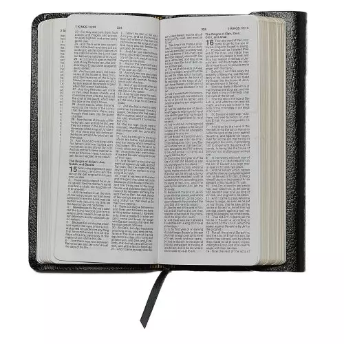 KJV Classic Companion Bible:  Black Bonded Leather, Snap Flap