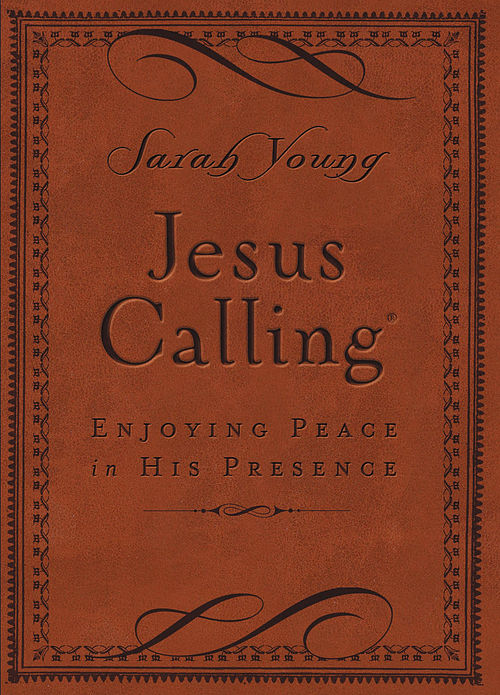 Jesus Calling, Small Brown Leathersoft, with Scripture References