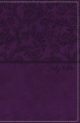 NKJV Deluxe Gift Bible, Imitation Leather, Purple, Red Letter Edition