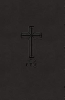 NKJV, Value Thinline Bible, Standard Print, Imitation Leather, Black, Red Letter Edition