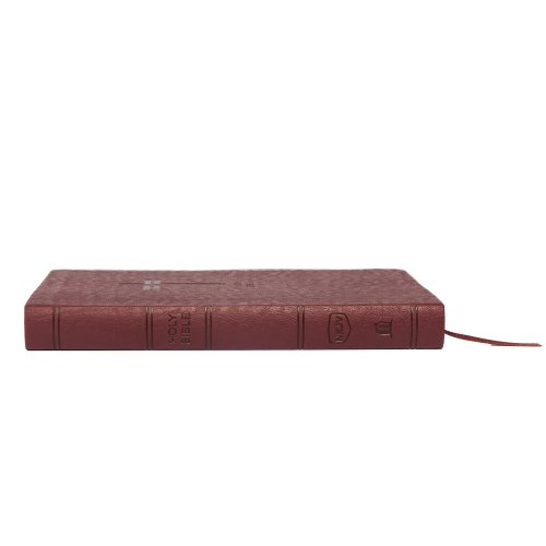 NKJV Value Thinline Bible, Standard Print, Imitation Leather, Burgundy, Red Letter Edition