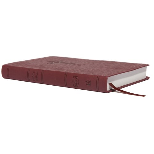 NKJV Value Thinline Bible, Standard Print, Imitation Leather, Burgundy, Red Letter Edition