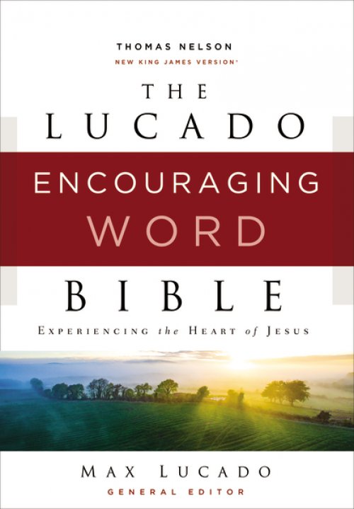 Max Lucado NKJV Encouraging Word, Bible, Grey, Hardback, Comfort Print, Articles, Study Notes, Bible Study, Book Introductions, Journaling Space, Scripture Reference List, Reading Plan, Maps