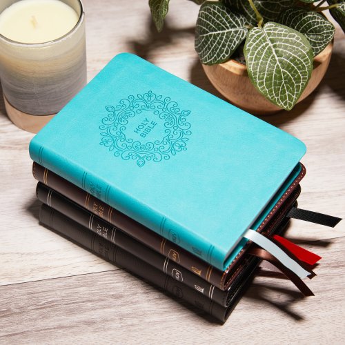 NKJV Value Thinline Bible, Compact, Imitation Leather, Blue, Red Letter Edition