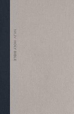 Nkjv, Thinline Bible, Large Print, Cloth Over Board, Gray/Blue, Red Letter Edition