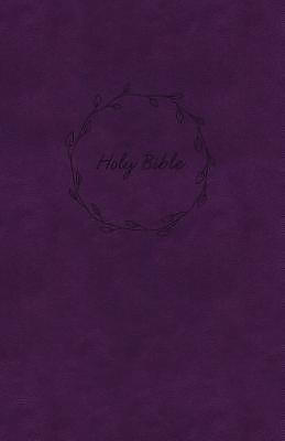 NKJV Value Thinline Bible, Large Print, Imitation Leather, Purple, Red Letter Edition