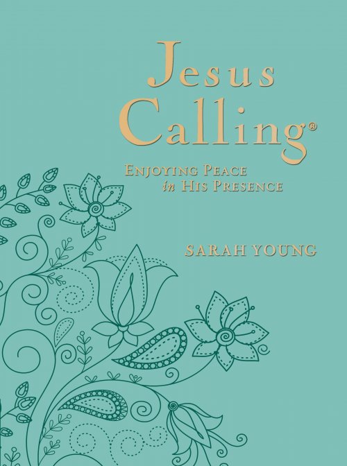 Jesus Calling, Large Text Teal Leathersoft, with Full Scriptures