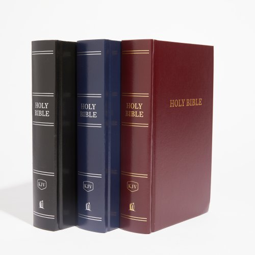 KJV Large Print Pew Bible, Burgundy, Hardback, Red Letter, Tables of Weights and Measures, Useful Charts