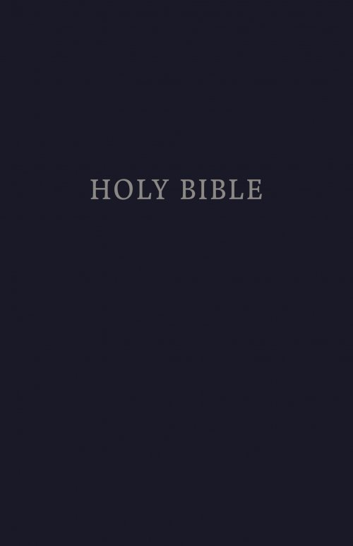 KJV, Pew Bible, Large Print, Hardcover, Blue, Red Letter Edition