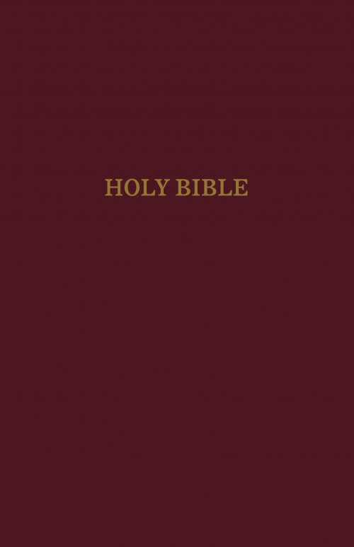 KJV, Pew Bible, Hardcover, Burgundy, Red Letter Edition