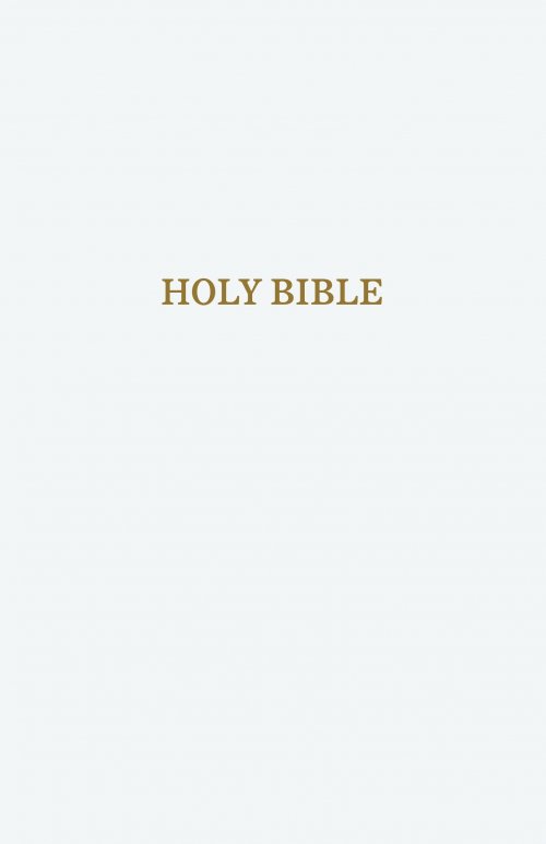 KJV, Gift and Award Bible, Imitation Leather, White, Red Letter Edition