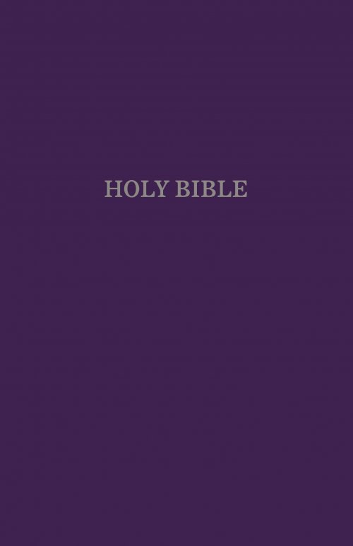 KJV, Gift and Award Bible, Imitation Leather, Purple, Red Letter Edition