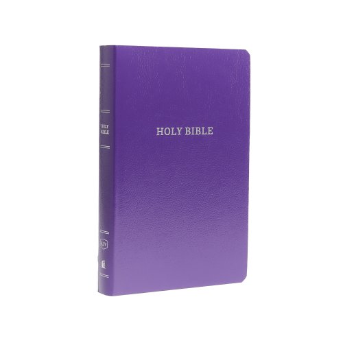 KJV, Gift and Award Bible, Imitation Leather, Purple, Red Letter Edition