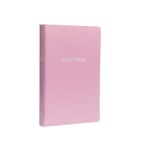 KJV, Gift and Award Bible, Imitation Leather, Pink, Red Letter Edition