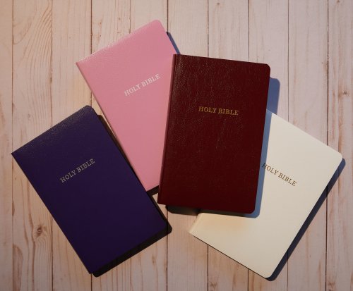 KJV, Gift and Award Bible, Imitation Leather, Pink, Red Letter Edition