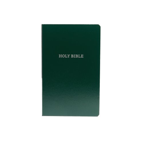 KJV, Gift and Award Bible, Imitation Leather, Green, Red Letter Edition