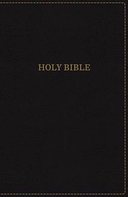 KJV, Thinline Bible, Large Print, Imitation Leather, Black, Red Letter Edition