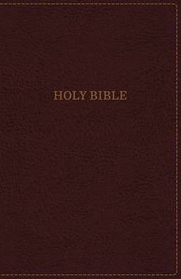 KJV, Thinline Bible, Large Print, Imitation Leather, Burgundy, Red Letter Edition