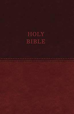 KJV, Value Thinline Bible, Standard Print, Imitation Leather, Brown, Red Letter Edition