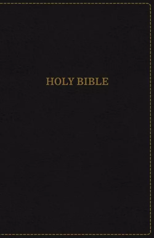 KJV, Thinline Bible, Standard Print, Imitation Leather, Black, Red Letter Edition