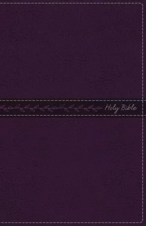 KJV, Thinline Bible, Standard Print, Imitation Leather, Purple, Red Letter Edition