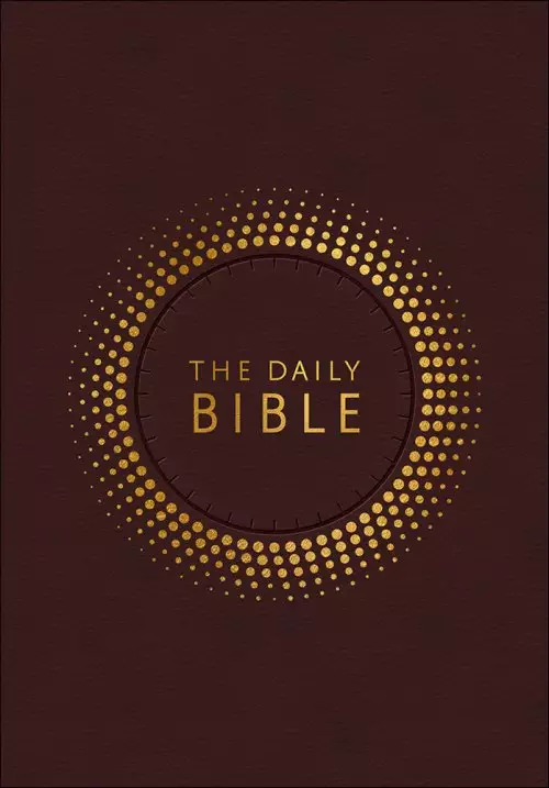 NIV Daily Bible, Brown, Imitation Leather, Chronological, 365 Daily Readings, Introductory Notes, Devotional Insights, Cross References