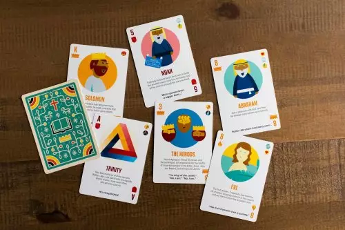 Bible Infographics for Kids Playing Cards