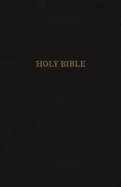 KJV, Reference Bible, Personal Size Giant Print, Leather-Look, Black, Red Letter Edition