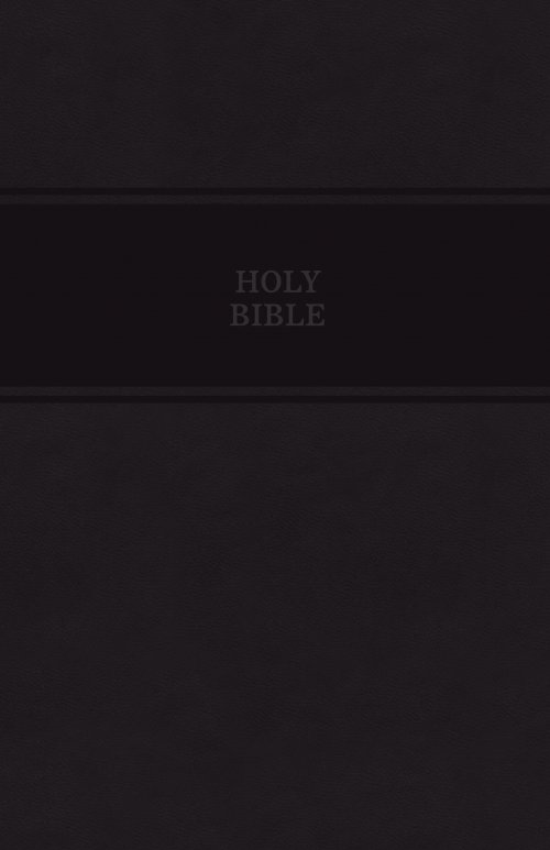 KJV, Reference Bible, Personal Size Giant Print, Imitation Leather, Black, Indexed, Red Letter Edition